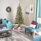 7.5ft. Pre-Lit Fairbanks Fir Artificial Christmas Tree, Clear LED Lights
